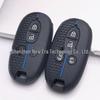 Four-Button Silicone Car Key Cover for Suzuki Celerio, Jimny, Swift, Vitara - Full Coverage, Anti-Drop.
