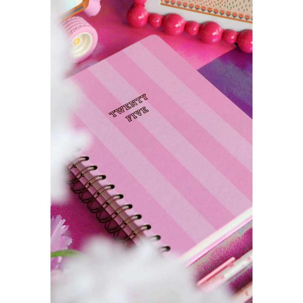 Spiral Hard Cover 2025 Daily Agenda A5