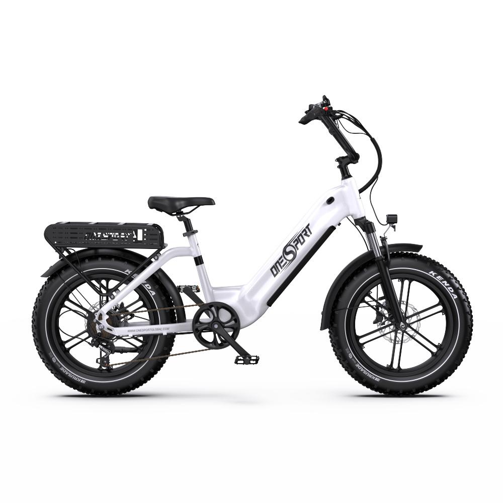 ONESPORT OT08 E-Bike für Erwachsene - 500W Reaktionsschneller Motor 48V18Ah Abnehmbarer Akku 120KG Tragfähigkeit Perfekt für den täglichen Gebrauch