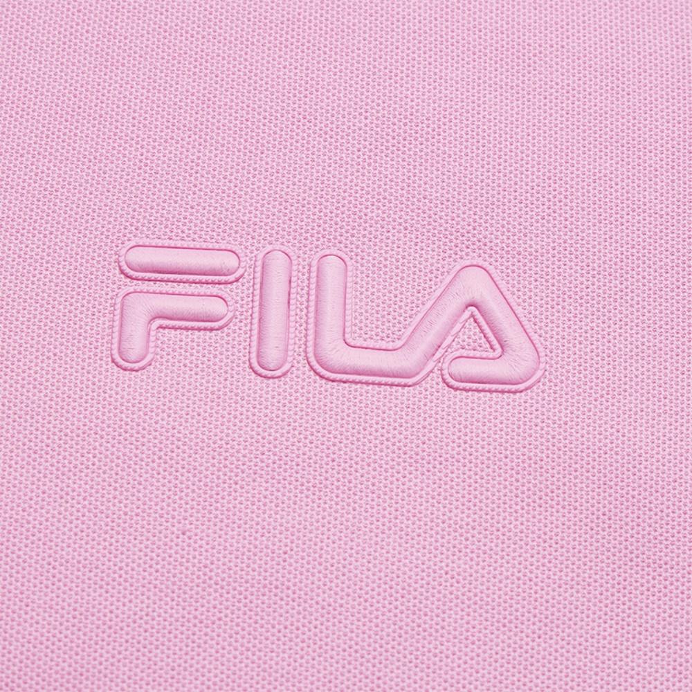 FILA Heritage Fashion Minimalist Cool Touch Polo Shirt Men tops Fog-Pink F11M628101FPK