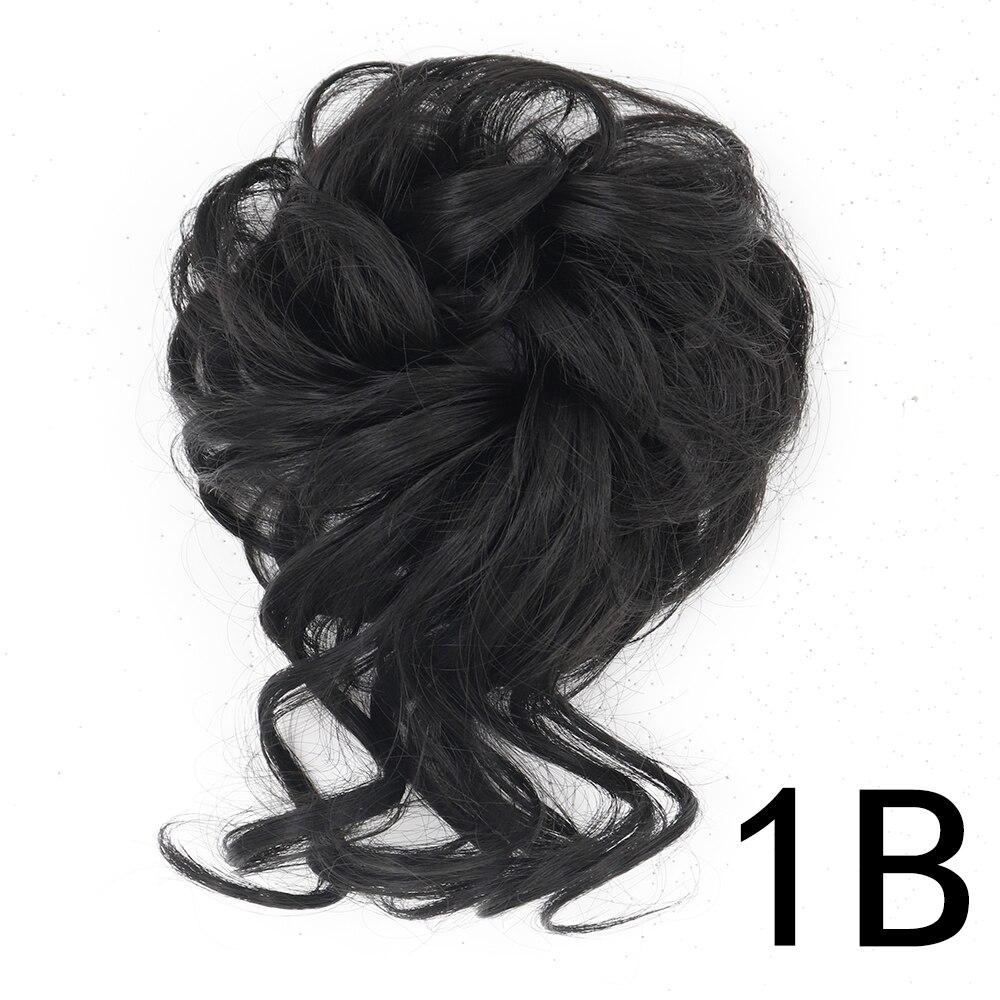 

MISSQUEEN женский 45 г 16 цветов шиньон из синтетического волокна короткий стиль женская модная резинка для волос грязный галстук для волос булочка термостойкий наращивание парика