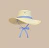 Summer big brim sun hat women's fashion ins seaside sun protection straw hat pastoral pearl face small sun hat