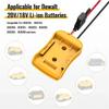 Automotive Emergency Power Transfer Cable for 18V 20V Battery Instantly Vehicle Jump Starter Boosters