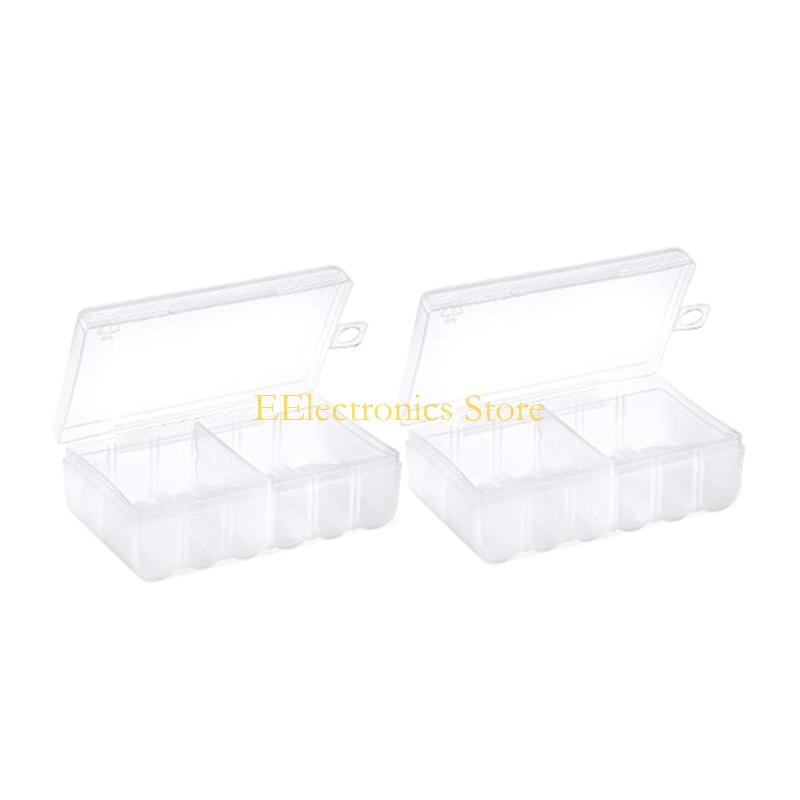 B03C Lightweight Battery Holder Case for AA/AAA Battery Storage Box for Traveling