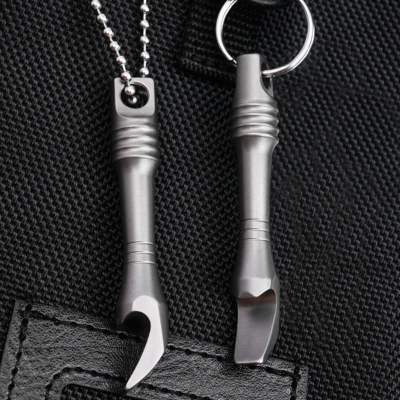 Everyday Carry Keychain Tool With Bottle Opener And Pry Bar For Outdoor Camping Travel Essential Adventure Enthusiasts