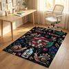 Fantasy Castle Theme Soft Crystal Velvet Rug Custom Name & Text Print Non Slip Floor Rug for Bedroom Living Room
