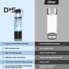 Hydrogen Water Bottle Generator 460ml Ion Membrane Electrolysis Tech 3 Min 2300+ PPB Hydro Water Cup Rechargeable Hydrogen Water Bottle Machine for