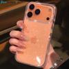 Fashion Bling Glitter Transparent Phone Case For iPhone 17 Air 16 15 14 13 12 11 Pro Max Soft Cover