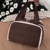 Zipper Closure Travel Toiletry Bag Double Side Open Women Cosmetic Tote  Unisex Toiletries