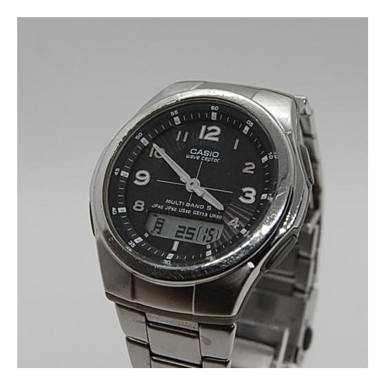 Casio Wave Ceptor WVA-M480 Radio Solar Watch Working Item Men s