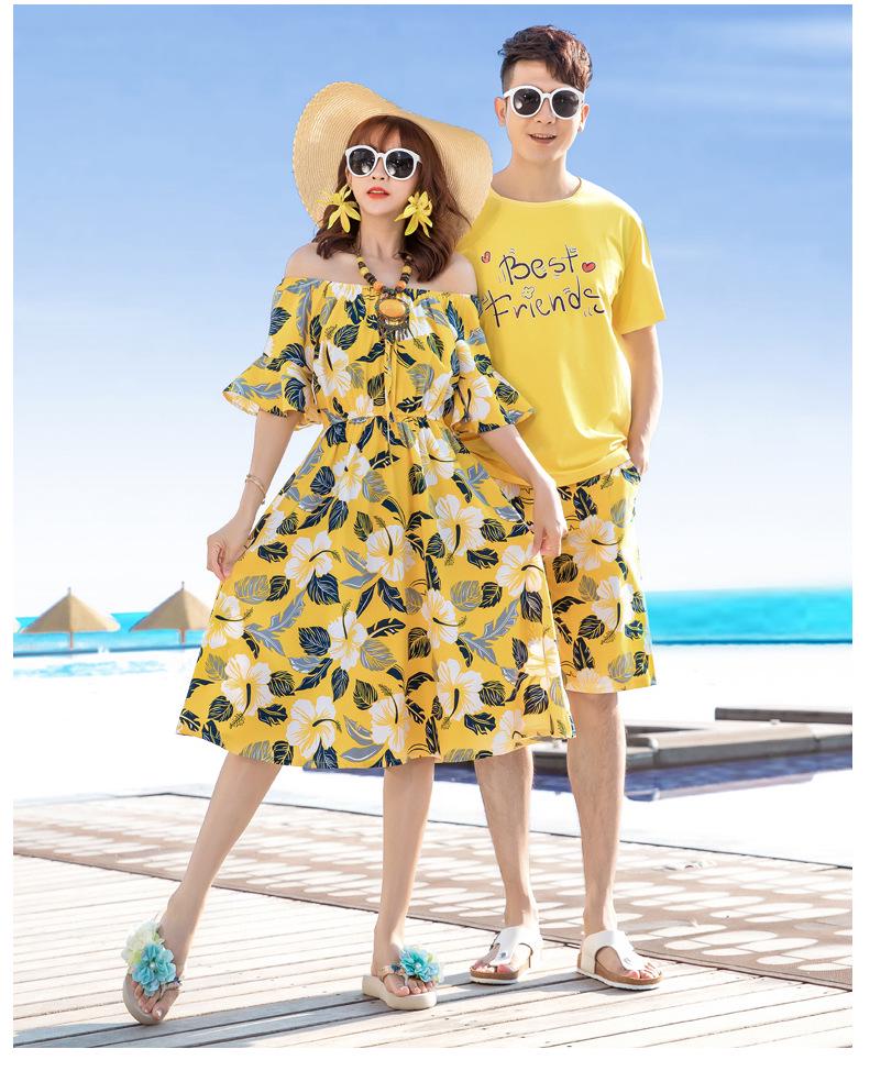 Costumi da Bagno Estivi 2023 per Famiglie: Abiti coordinati per Mamma, Figlio e Figlia - Perfetti per una Vacanza al Mare a Sanya