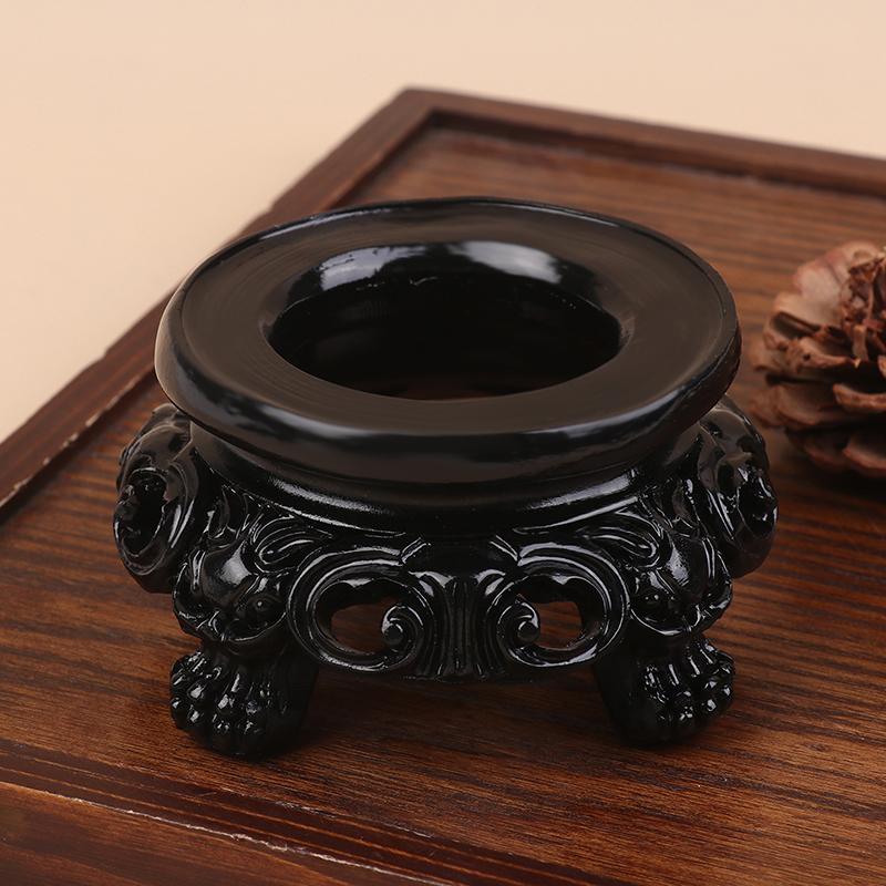 Vintage Crystal Balls Base Resin Sphere Support Display Stand Desktop Ornament Fixed Seat Home Decoration Accessories