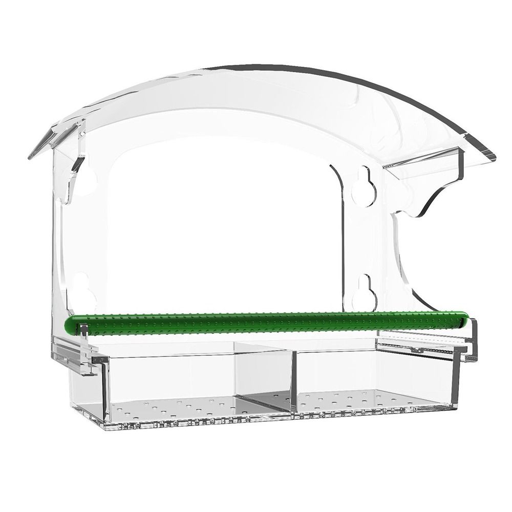 

Sturdy Window Bird Feeder Clear Window House Type Feeder Feeding Cage Mounted Viewing