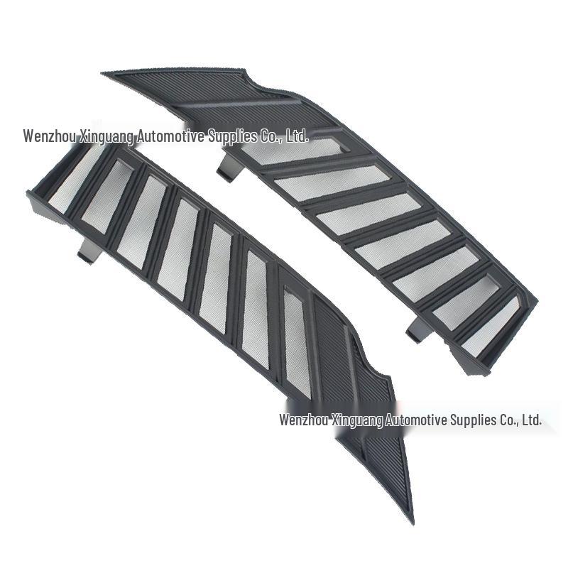 Compatible with Changan UN-K Models: Front Windshield Insect Net in Black Carbon Fiber Finish.