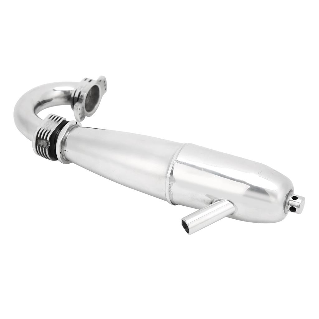 Rura Wydechowa Silnika Stop Aluminium Solidna Odporna na Deformacje Akcesoria do Pojazdów Zdalnie Sterowanych do Ciężarówki Olejowej 1 8