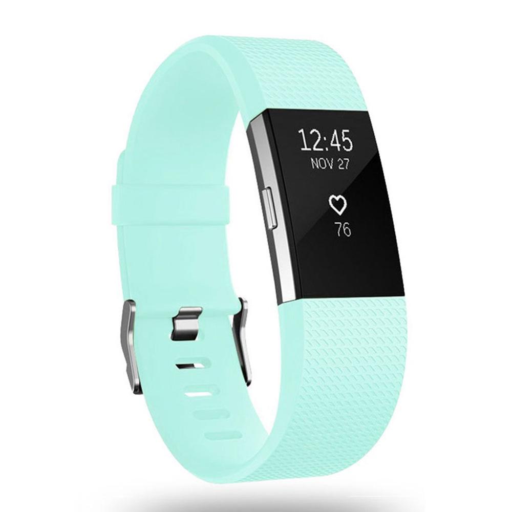 Fitbit Charge 2 Checkered Pattern TPE Sport Replacement Wristband Strap