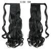 LISI HAIR Long  Ponytail Synthetic Wig Pack In Clip Hair Extension Ombre Black Gold Brown Ponytail