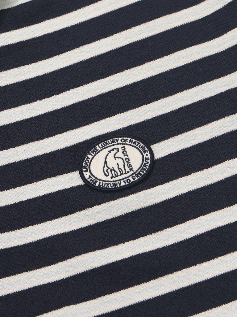 NORDISK Preppy Rugby Polo Short Sleeve T-Shirt - W_Navy