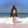 Dominican Republic Flag Beach Towel Fashionable Bath National Flag Style Blanket Lightweight Vintage Beach Towel Thin Towels