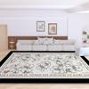 Modern French Loop Pile Carpet: Oriental Design for Living Room, Bedroom, Study, or Bedside