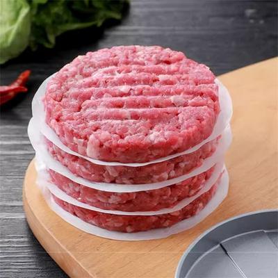 1 ks Lis na hamburgery Nepřilnavý Výrobník hamburgerových placek S voskovým papírem Hliníkový Výrobník hamburgerů Pro kuchyň BBQ gril
