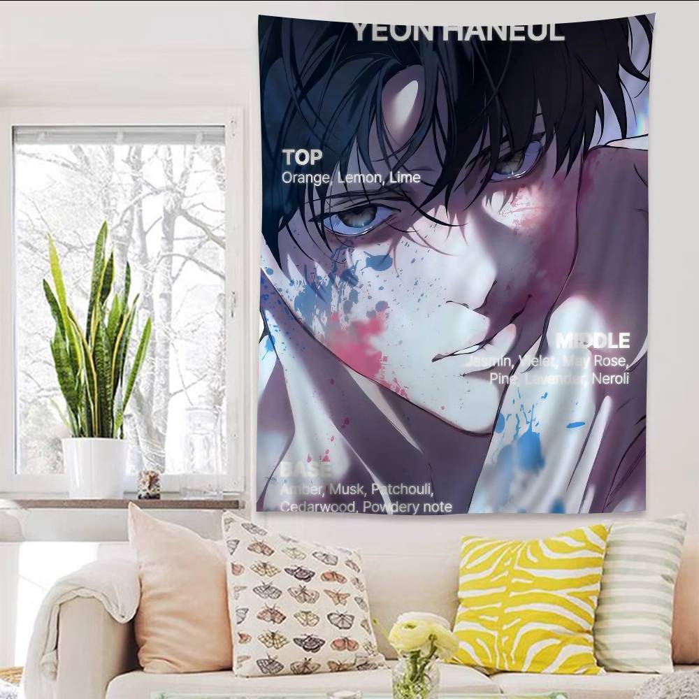 Anime Lost In The Cloud Anime Tapestry Indian Buddha Wall Decoration Witchcraft Bohemian Hippie Wall Hanging Sheets