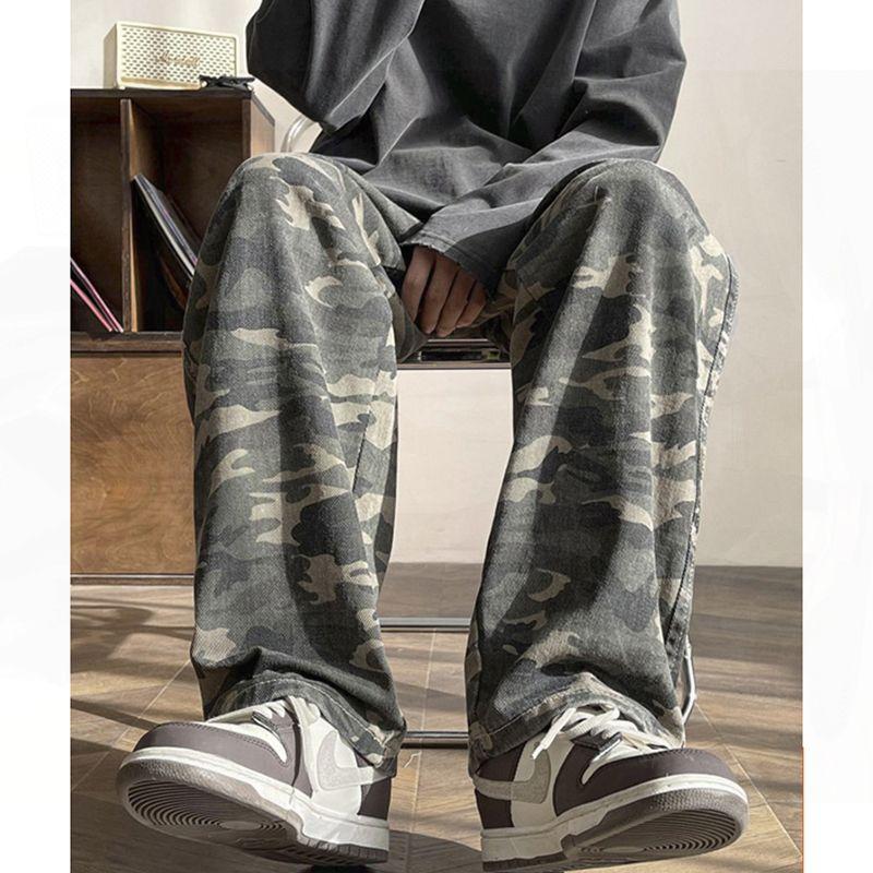 Pánské kalhoty kamufláž New Harem Joggers Pánské Cargo Kalhoty Hip Hop Ležérní Kapsy Tepláky Pánské oversized kalhoty Pánské kalhoty