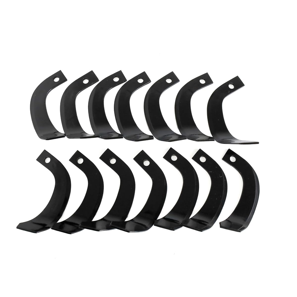 

Genuine Honda rotary tiller tines set for FU450 FU650 FU655 / / models. Replacement/repair part. (06722-777-000) чорний