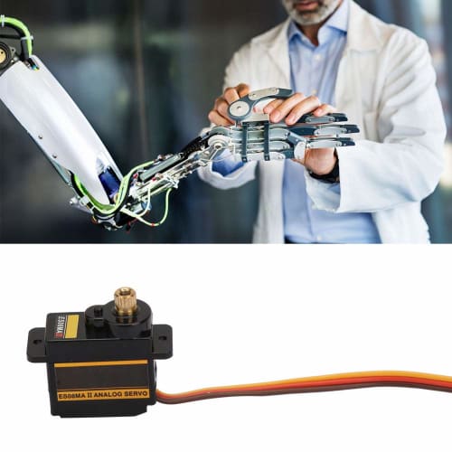 DMS15 Digital Micro Servo Motor, High Torque Metal Gear, Waterproof, for RC Helicopters, Airplanes, Boats, and RC Robots