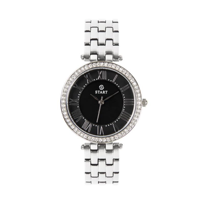 Start Moda kadın saati Kuvars İzle Zarif Roma Alfabesi Kadran Metal kadın saati Çeşitli Renkler