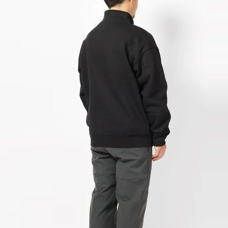 Nike Daily Vintage Sweatshirts Men's Black Stand Collar Moderate Regular DQ5210-010