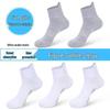 Men's Breathable Cotton Mid-Calf Socks - Sweat-Absorbent, Versatile Business & Sports Wear for All Seasons