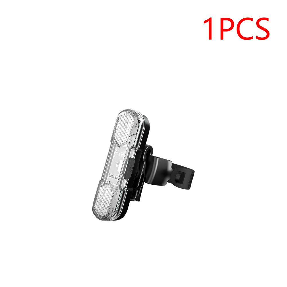 1-4Pcs Waterproof LED Bike Tail Light USB Rechargeable Bicycle Rear Safety Warning Light Portable Light Mountain Bike Lights