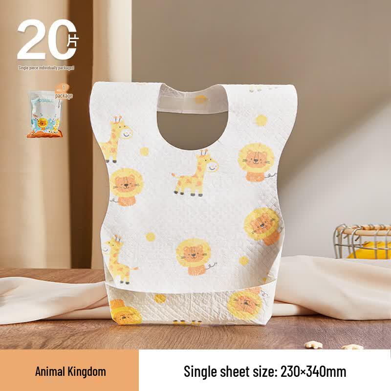 LocknLock Disposable Waterproof Baby Bibs (20-Pack)