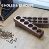 Kaffeebohnen Aufbewahrungsbehälter Präsentationsständer Walnuss Tee Dose Flasche Glas Espresso Kaffee Zubehör Werkzeug Barista Kaffeegeschirr Sets