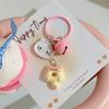 Cute Cartoon Doughnut Keychain For Women Girls Funny Kawaii Pendant Keyring  Backpack Decoration Accessories Gifts