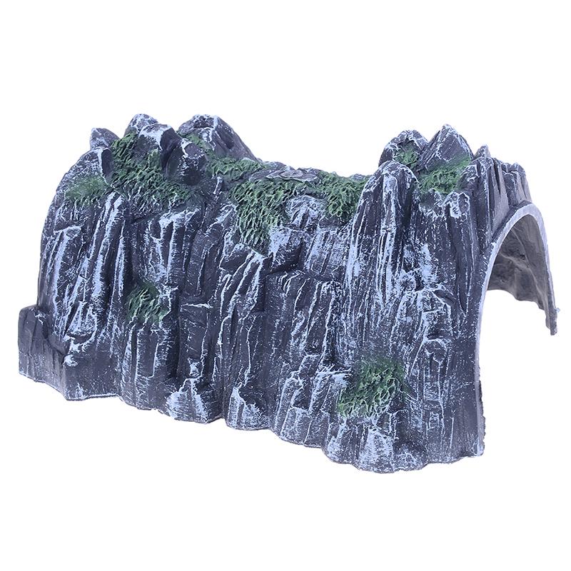 Plastic 1:87 Scale Model Toy Train Railway Cave Tunnels Sand Table Model Toy