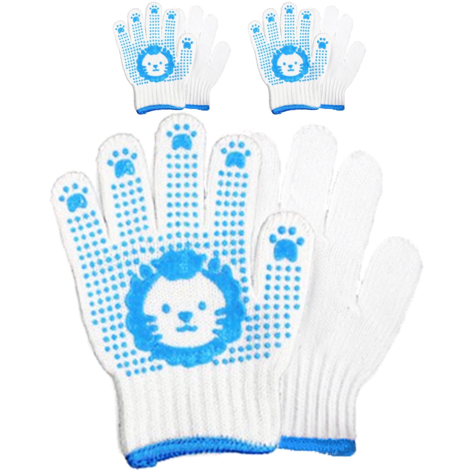 Children s Work Gloves with Anti-Slip Lion-san Kindergarten to Elementary School Children Lower Grade Set for children