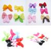10PCS Kawaii Bow Puppy Hair Clip Creative Cute Cat Dog Hair Finish Decorative Duck Beak Clip Large Bow Party Pet Accessories