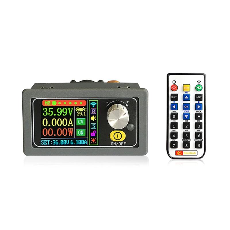 

LCD Constant Voltage Current Indicator Adjustable Step Up Down for Buck Boost Power Supply Voltage Regulator Module 36V 1