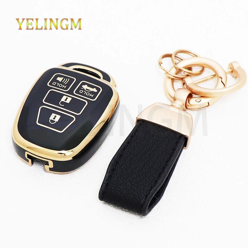 4 Buttons New Tpu Car Key Case Cover Shell For Toyota Prius Corolla Yaris Avensis Camry Rav4 2012 2013 2014