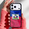 Haiti Haitian Flag Phone Case for iPhone 17 16 15 14 13 Pro Max Back Cover for 12 11 Pro Coque
