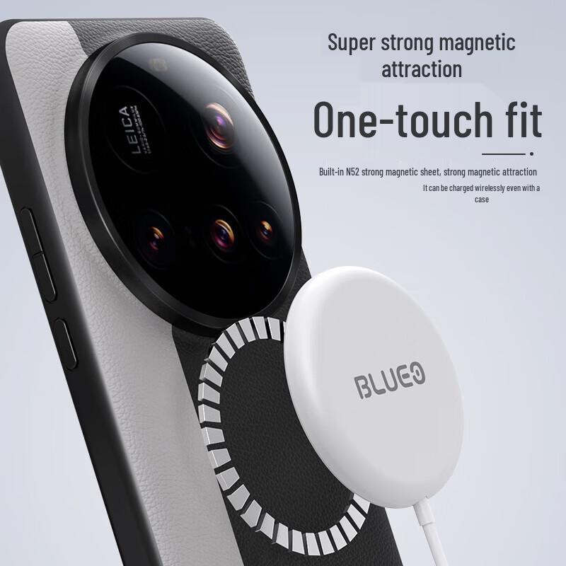 Husă de telefon Xiaomi 15 Ultra din piele vegană magnetică