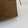Suede Shoulder Bag with Front Pocket Large Capacity Fashion Everyday Bag