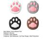 1/4Pcs 3D Cat Paw Wall Bumper Self-Adhesive Door Stopper Wall Protector Door Handle Wall Guard Shield Anti-collision Silencer Pad Buffer Sticker