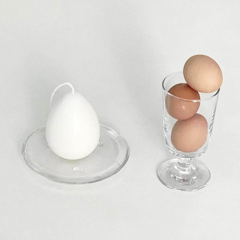 Cute Egg Shape Candle Making Mold Unique Resin Casting Silicone Mould for DIY Handmade Scented Candle Soap Cake Mould