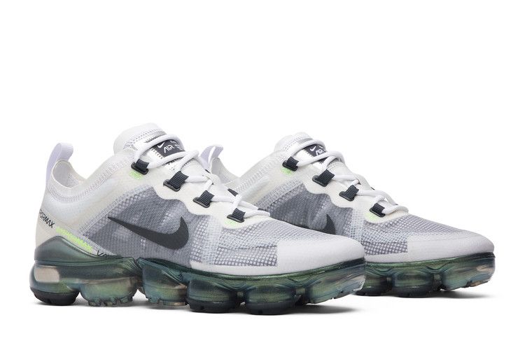 Nike Air VaporMax 2019 Premium White Platinum Tint Lime Blast