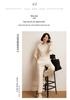 Soft Hooded Cashmere Sweater for Women - 2026 Autumn/Winter Collection: Solid Color, Gentle Style, Loose Fit