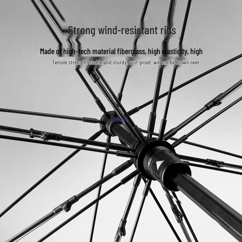 Double-Layer Reverse Umbrella with Standable Handle - Large, Durable, Sun & Rain Protection for Men & Women