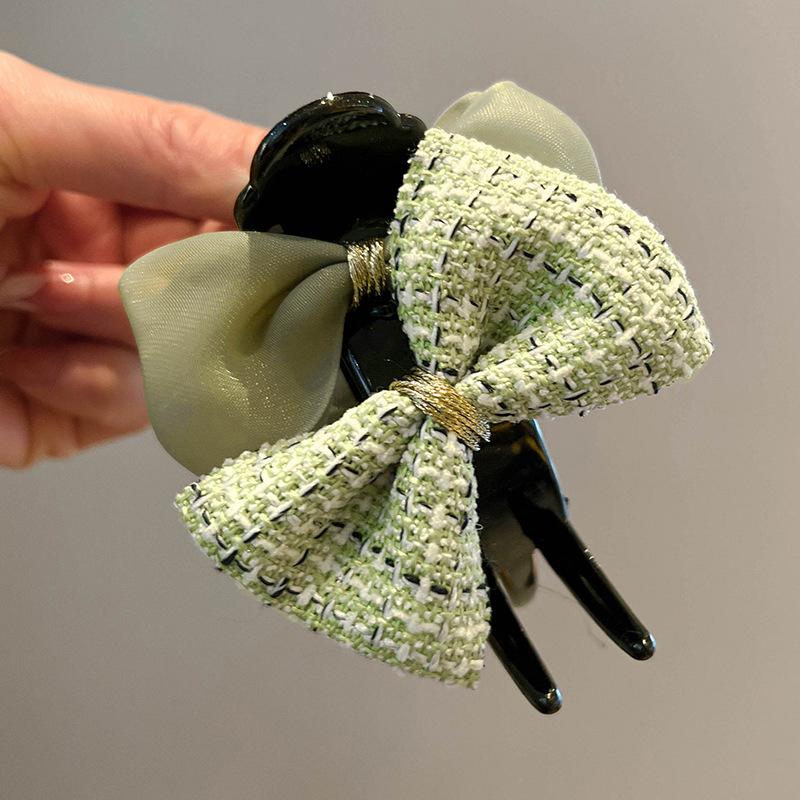 Bow Hairpin Low Ball Hair Accessories Women's Head High Sense Large Grip Clip New Clip Headdress